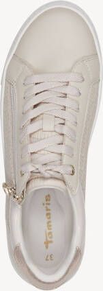 Tamaris Plateausneakers vrijetijdsschoen halfschoen veterschoen met inzetten en glinsterdetails - Foto 6