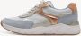 Tamaris Plateausneakers vrijetijdsschoen halfschoen veterschoen met gepolsterde schacht - Thumbnail 3