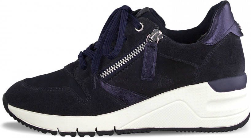 Tamaris Sneakers , Blauw, Dames - Schoenen.nl