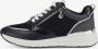 Tamaris Sneakers met sleehak vrijetijdsschoen lage schoen veterschoen met trendy metallic-details - Thumbnail 6