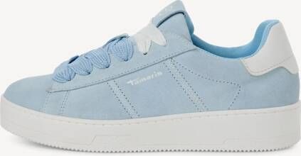 Tamaris Plateausneakers vrijetijdsschoen lage schoen veterschoen met zijlijk logo-opdruk - Foto 3