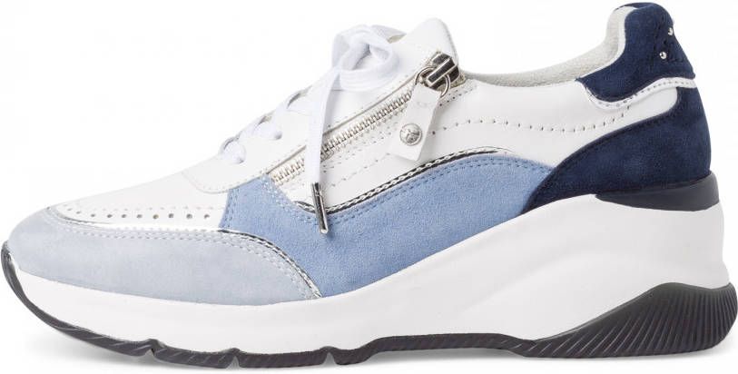 Tamaris sneakers met sleehak Pure Relax met stijlvolle metallic-details - Foto 2