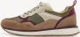 Tamaris Sneakers met sleehak vrijetijdsschoen lage schoen veterschoen met contrastafwerkingen - Thumbnail 4