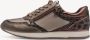 Tamaris Plateausneakers vrijetijdsschoen lage schoen veterschoen met subtiele metallic-details - Thumbnail 3