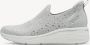Tamaris dames instaptrainers 1-23787-45 204 Lage schoenen M2378745 Grijs - Thumbnail 2