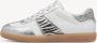 Tamaris Plateausneakers vrijetijdsschoen lage schoen veterschoen met glitter op de hiel - Thumbnail 3