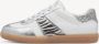 Tamaris Plateausneakers vrijetijdsschoen lage schoen veterschoen met glitter op de hiel - Thumbnail 3