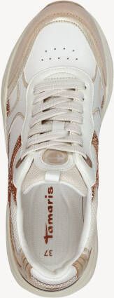Tamaris Sneakers met sleehak plateau vrijetijdsschoen veterschoen met contrasterende details - Foto 6