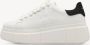 Tamaris Sneakers met sleehak vrijetijdsschoen lage schoen veterschoen met gepolsterde schacht - Thumbnail 1