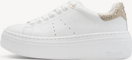 Tamaris Plateausneakers veterschoen halfhoge schoen met opvallende sierstenen op de hiel - Foto 5