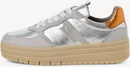 Tamaris Lage Top Sneaker 1-23773-43 9A8 Damesschoenen M2377343 Zilver - Foto 4