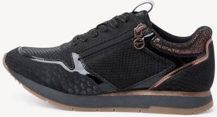 Tamaris Sneakers Zwart Imitatieleer 102101 Dames Kunstleer - Foto 10