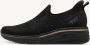 Tamaris dames instaptrainers 1-23787-45 001 Lage schoenen M2378745 Zwart - Thumbnail 2