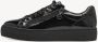 Tamaris Plateausneakers vrijetijdsschoen lage schoen veterschoen met t-logo hanger - Thumbnail 4