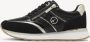 Tamaris Lage Damessneaker 1-23726-43 048 Dames M2373943 Zwart Goud - Thumbnail 3