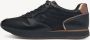 Tamaris dames sneakers zwart met metallic details Uitneembare zool - Thumbnail 3