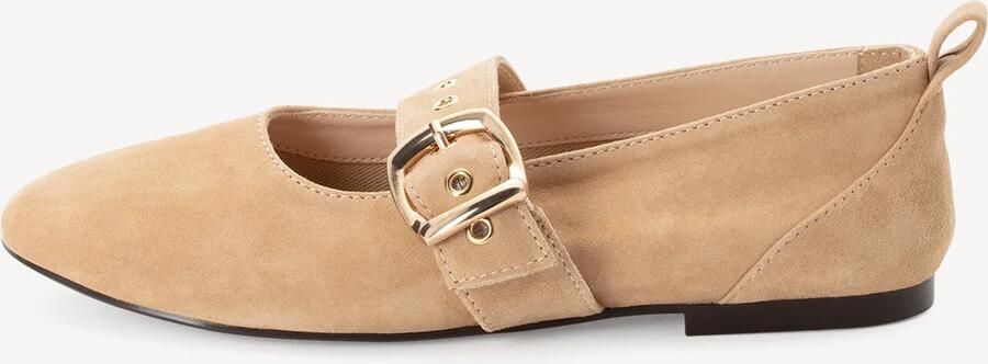 Tamaris Core Dames Ballerina's BEIGE - Foto 3