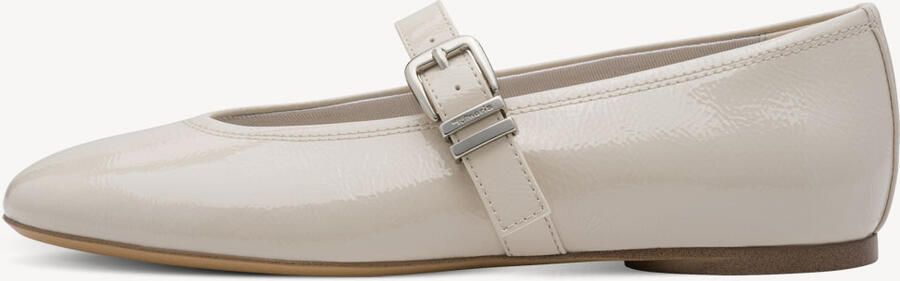 Tamaris damesballerina 1-22116-46-418 damesschoenen ivoor - Foto 2