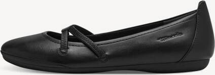Tamaris Ballerina's Caterina Flats feestelijke mode slipper met elastische riem - Foto 6