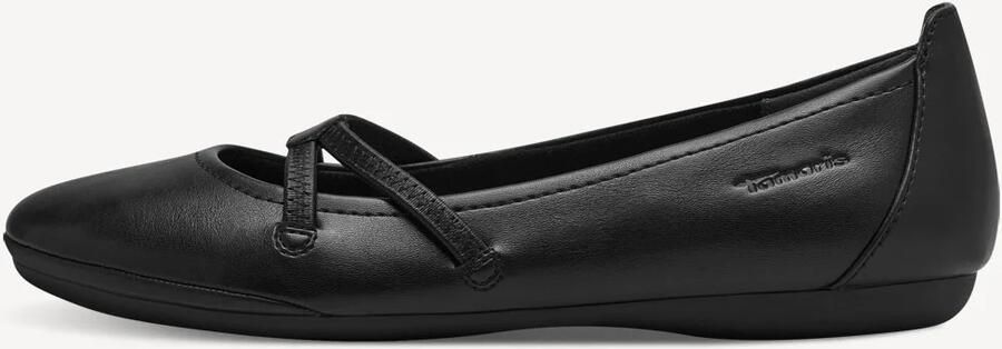 Tamaris Ballerina's Caterina Flats feestelijke mode slipper met elastische riem - Foto 7