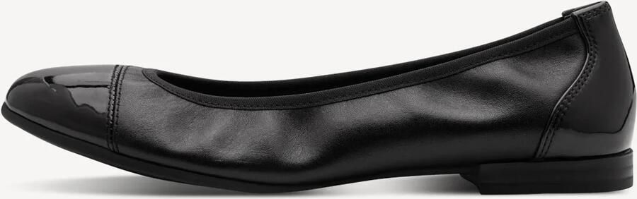 Tamaris Ballerina's blockhak business schoen instapschoen met elastische afwerking - Foto 4
