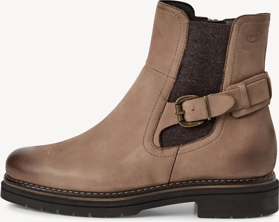 Tamaris Chelsea-boots blokhak zakelijke schoen enkellaarsje met touch it-uitrusting - Foto 2