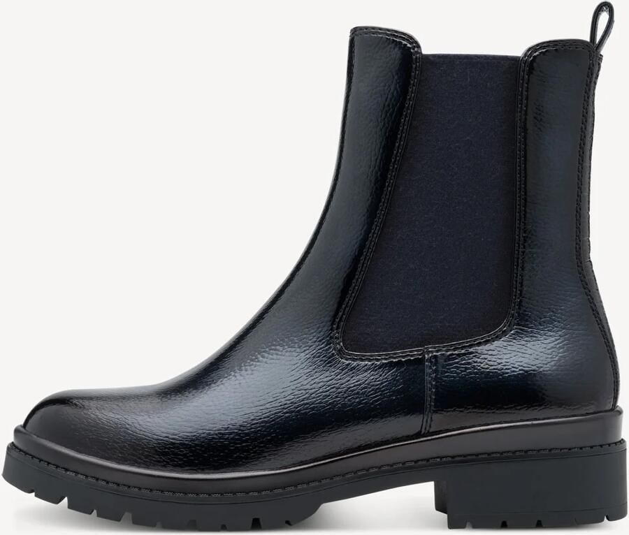 Tamaris Chelsea-boots blokhak basic enkellaars in vegan afwerking - Foto 4