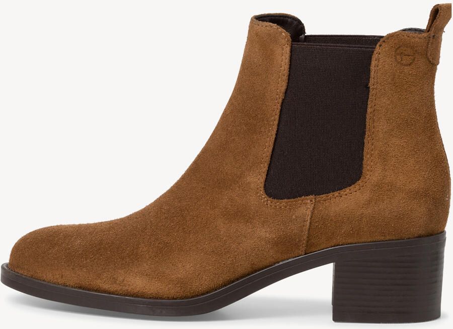 Tamaris Chelsea-boots blokhak laarsje zakelijke schoen in smalle vorm - Foto 3