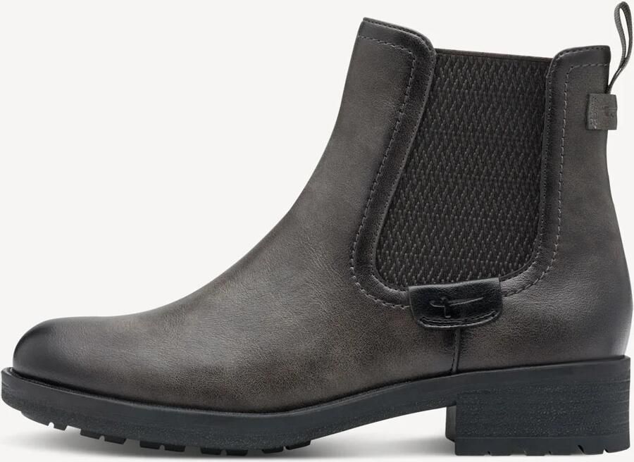 Tamaris Chelsea-boots blokhak enkellaarsjes instapschoen in used look - Foto 2