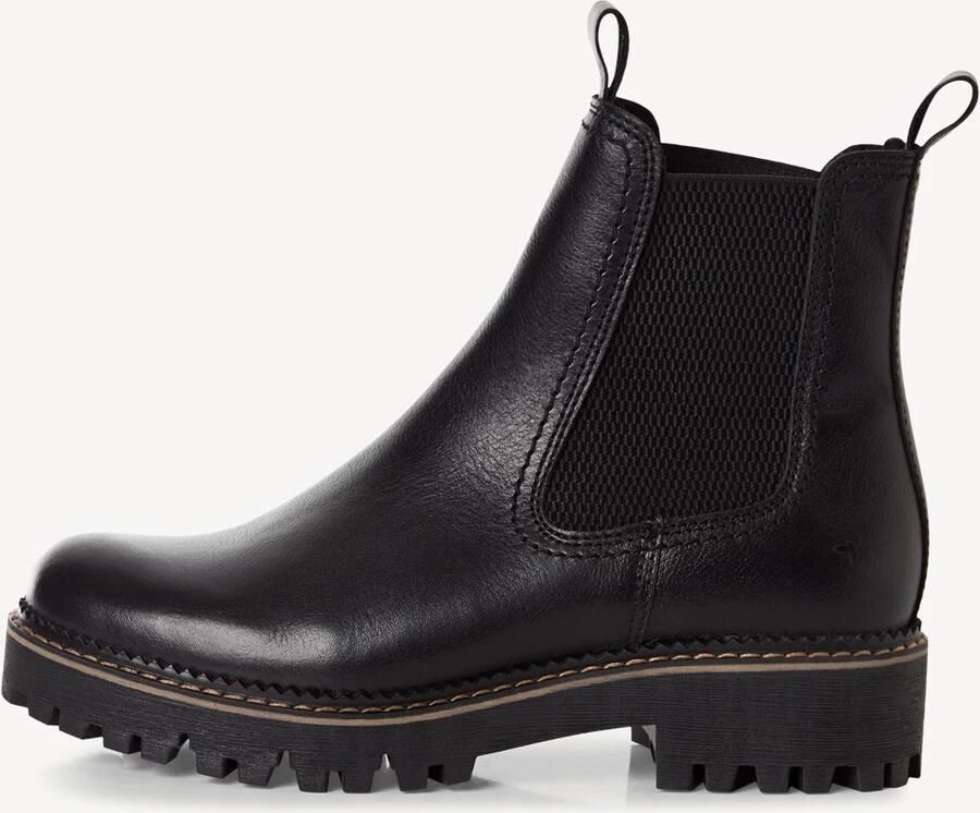 Tamaris dames leren Chelsea-laars 1-26494-45-003 Warm voering M2649445 Zwart - Foto 2