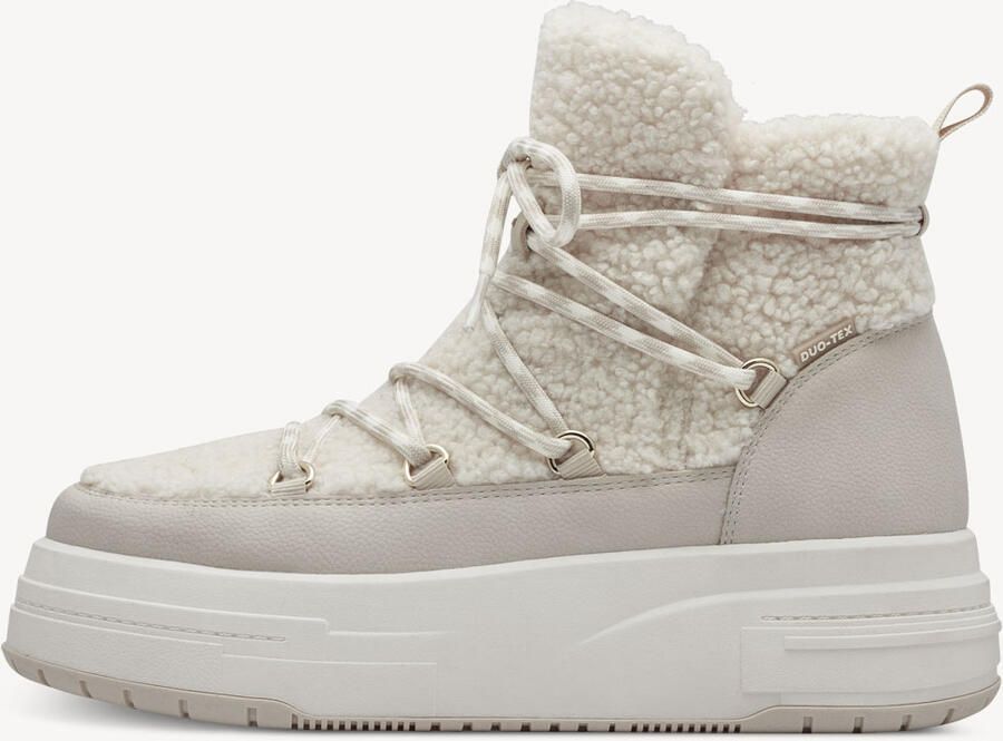 Tamaris Ivoor Enkellaarzen in Beige Dames - Foto 5