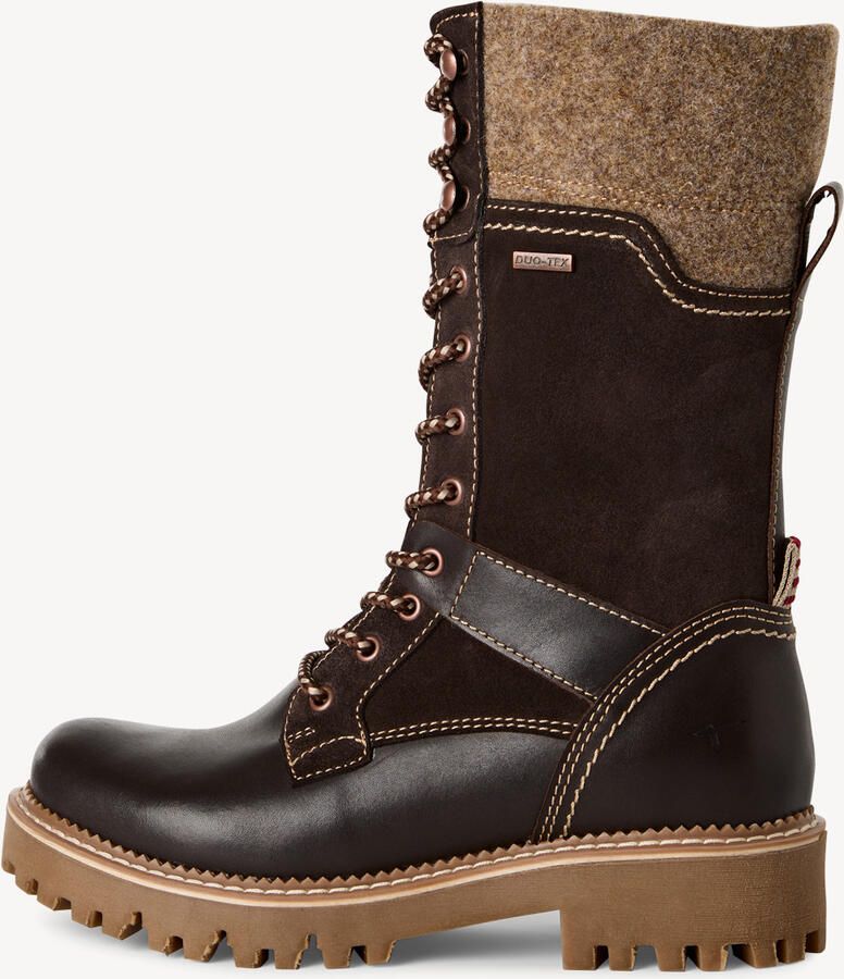 Tamaris dames leren enkellaars 1-26250-45 303 Laarzen M2625045 Bruin - Foto 2