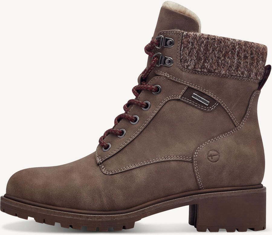 Tamaris Winterlaarzen blokhak veterschoenen winter enkellaars met duo tex-uitrusting - Foto 10
