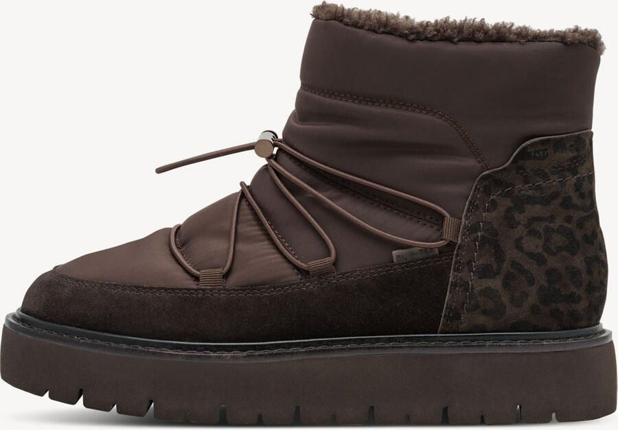 Tamaris Comfort Enkellaarsjes voor Dames 8-86204-47-397 Breed model warm gevoerd bruin