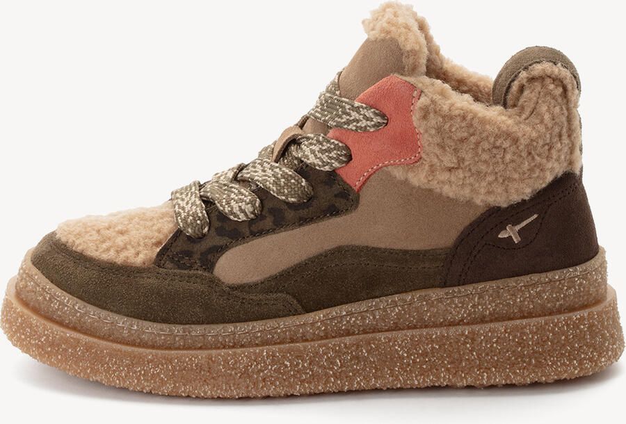 Tamaris Veterlaarsjes beige groen oranje - Foto 3