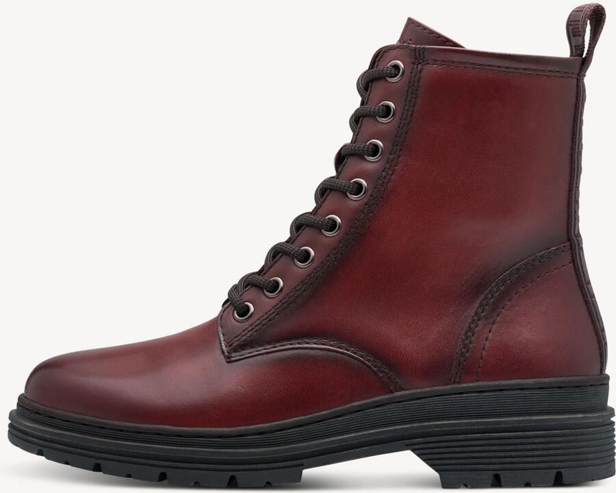 Tamaris Hoge veterschoenen blokhak veterlaarsje in trendy used look - Foto 3