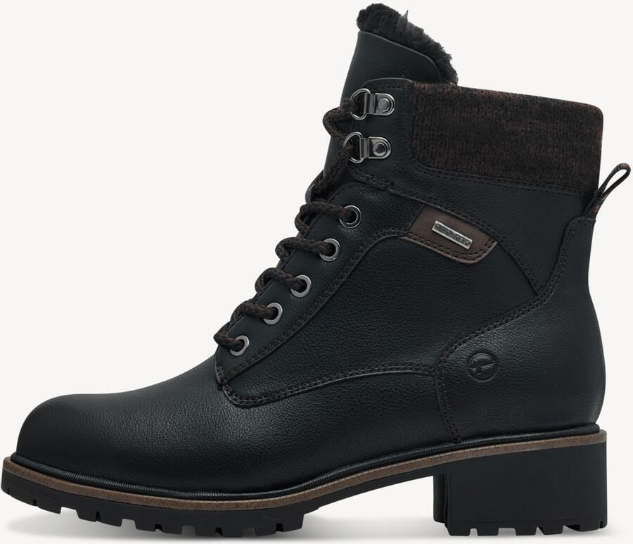Tamaris Winterlaarzen blokhak veterschoenen winter enkellaars met duo tex-uitrusting - Foto 9