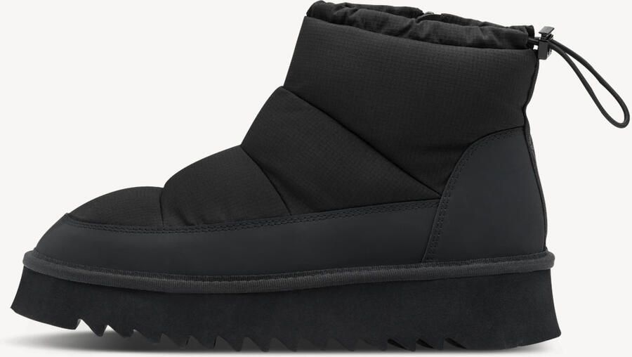 Tamaris dames enkellaars warme voering plateauzool 1-26810-45 007 Zwart - Foto 2