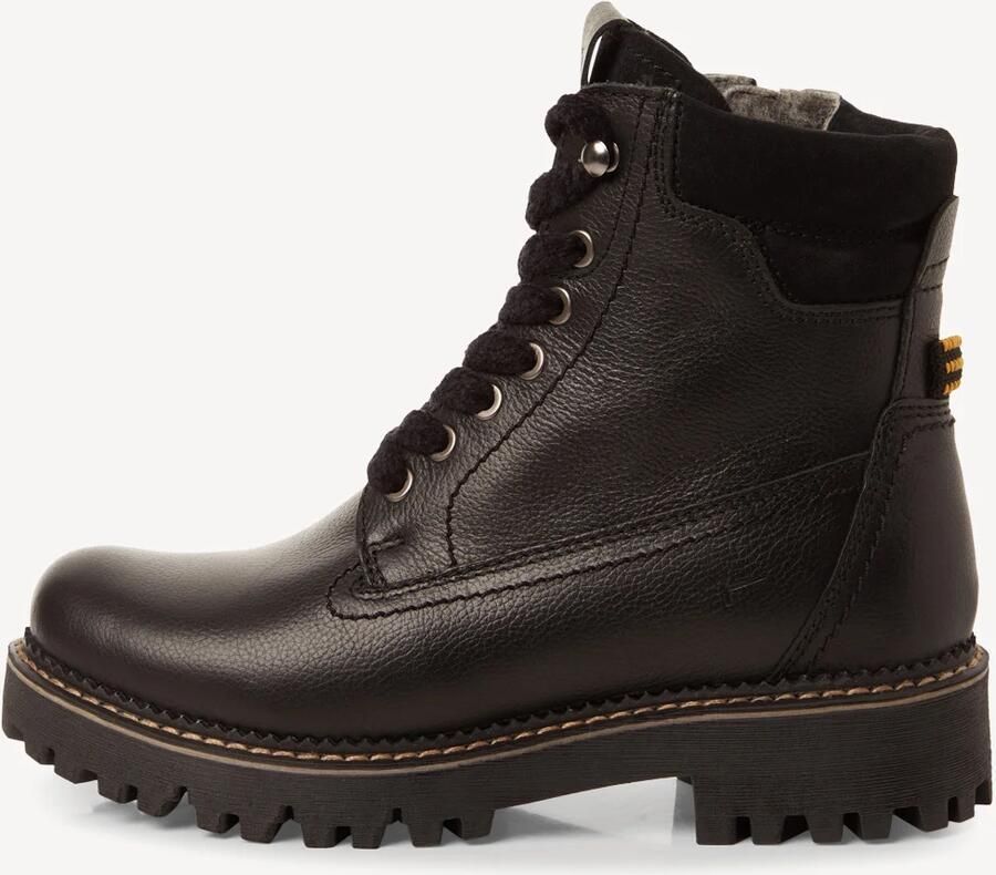 Tamaris Winterlaarzen veterboots outdoorschoen met primaloft-uitvoering
