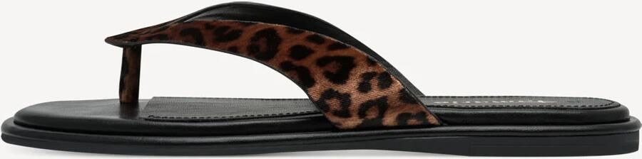 Tamaris Teenslipper bruin brokaat zwart - Foto 4