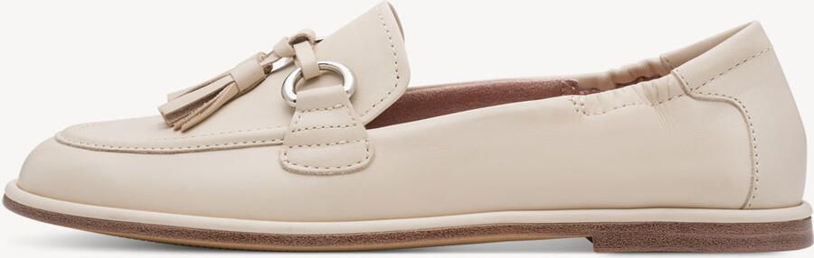Tamaris dames leren instappers 1-24231-46-418 Damesschoenen Lage schoen Beige