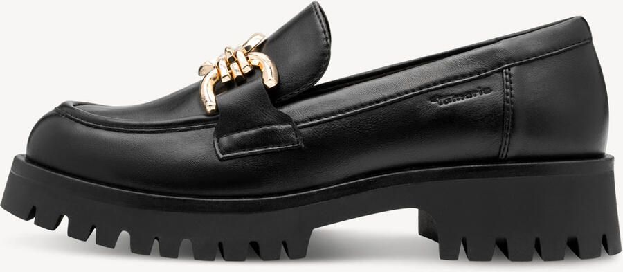 Tamaris damesslipschoen 1-24759-45 007 damessloaferschoenen M2475945 zwart