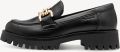 Tamaris damesslipschoen 1-24759-45 007 damessloaferschoenen M2475945 zwart - Zwart