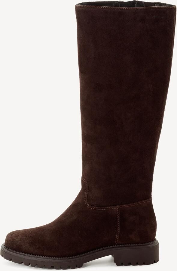 Tamaris dames leren laarzen 1-25635-45 304 damesschoenen winter M2563545 bruin