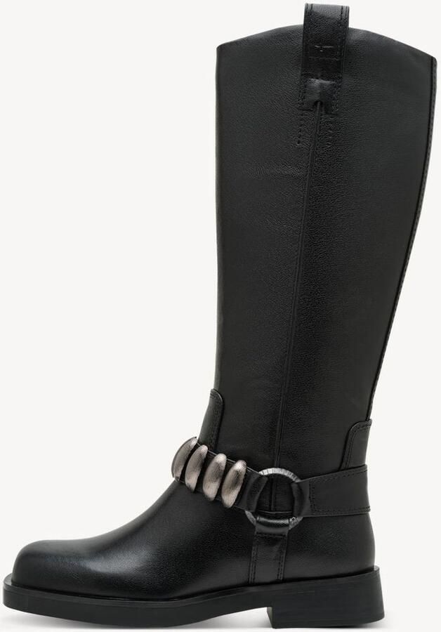Tamaris Laarzen blokhak lange laars met sier elementen in biker-look - Foto 9