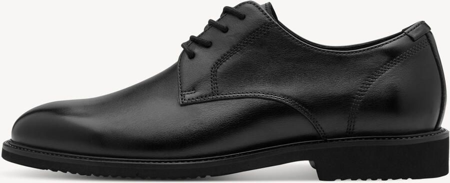 Tamaris heren leren veterschoenen 1-13205-46-003 Lage schoenen Zakelijke schoenen zwart