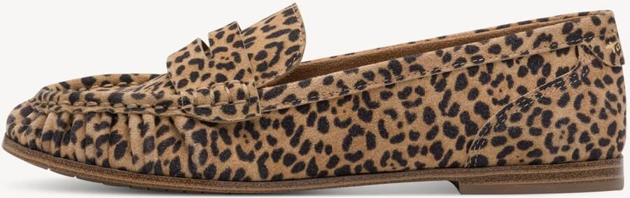 Tamaris Leopard Loafers beige Suède Dames