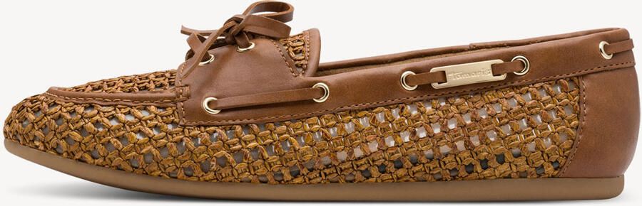 Tamaris damesballerina 1-23611-46 372 damesschoenen veganistisch bruin