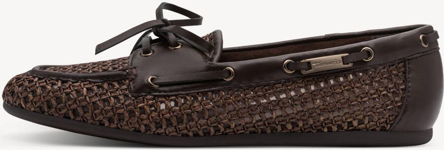 Tamaris damesballerina 1-23611-46-338 damesschoenen veganistisch donkerbruin - Foto 2