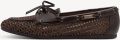 Tamaris damesballerina 1-23611-46-338 damesschoenen veganistisch donkerbruin - Donkerbruin